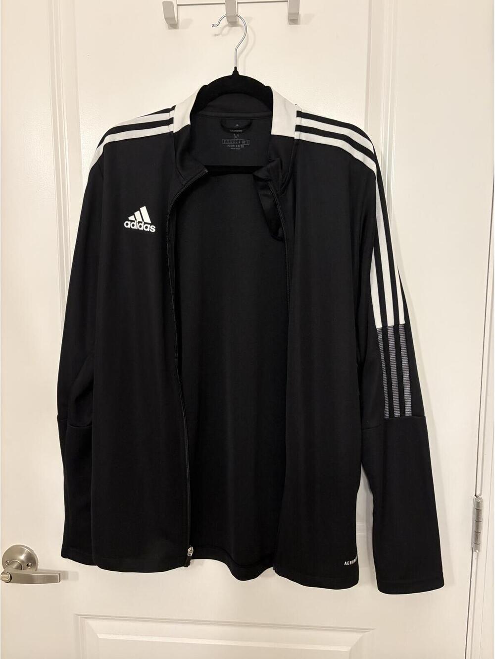 Adidas Performance Black Full Zip Track Jacket
